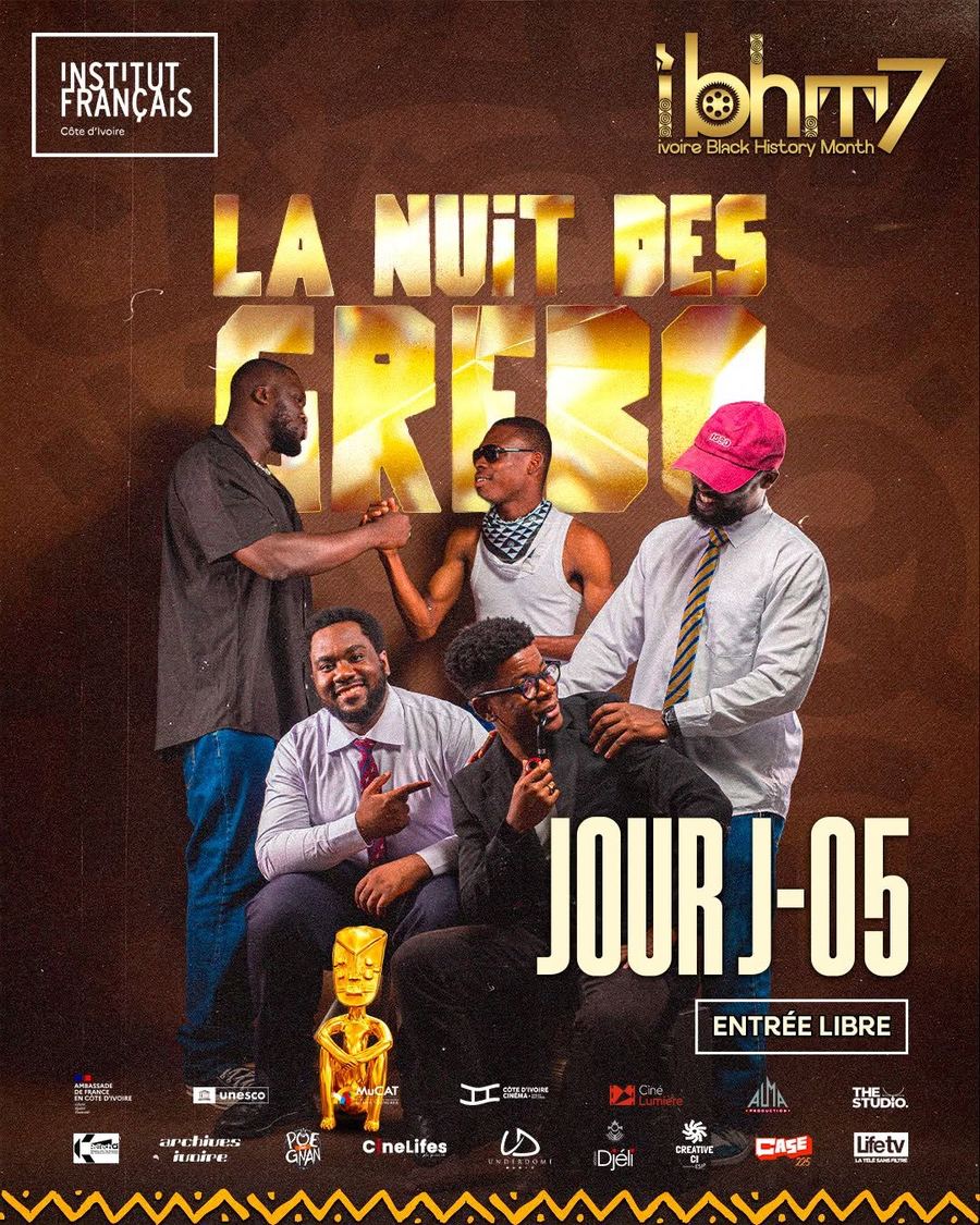 Affiche La Nuit des Grebo, iBHM 7, entrée libre