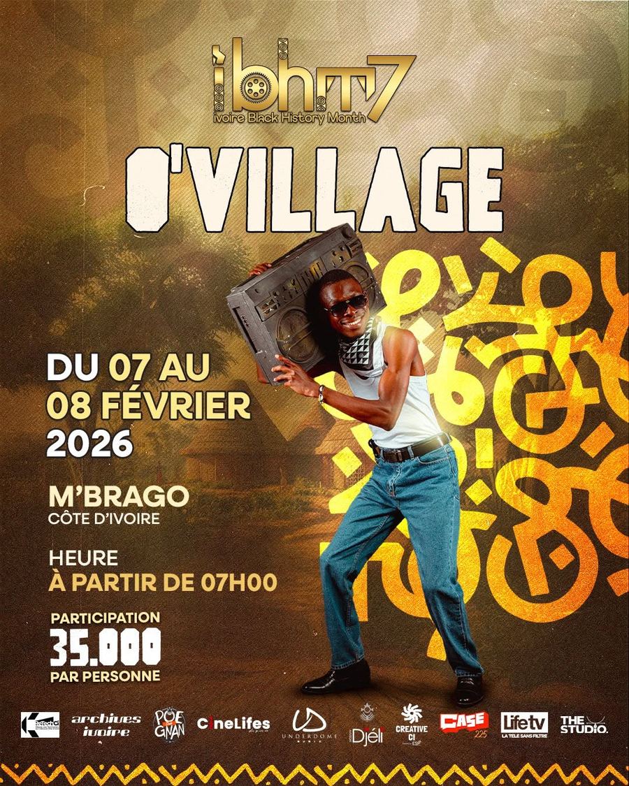 Affiche O'Village, 7 et 8 février 2026, M'Brago